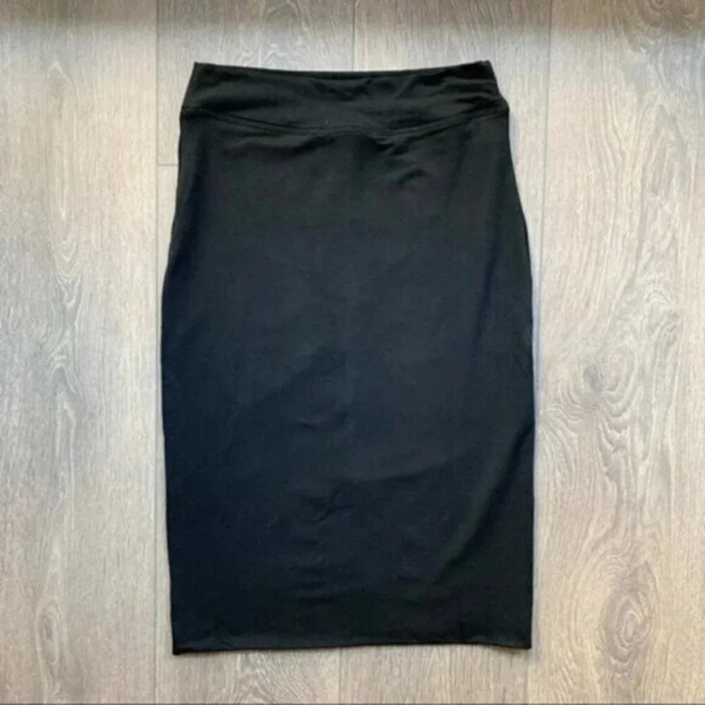 LNA Skirt Slit Mini High Rise Waist Black Small Whimsigoth Business casual - Picture 15 of 16